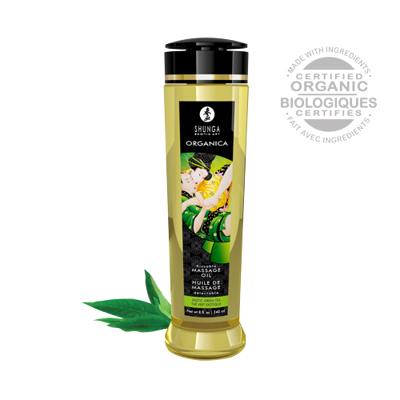 Shunga - Massage Oil - Exotic Green Tea Organica