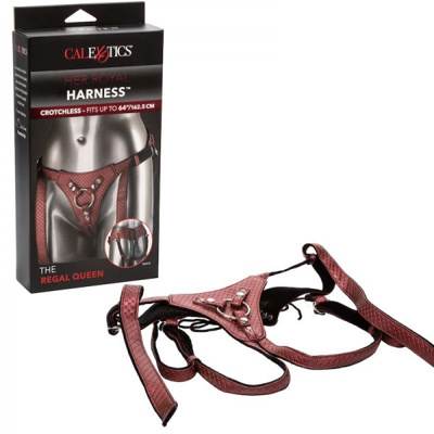 Her Royal Harness - Regal Queen - Red