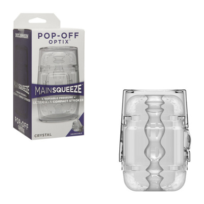 Main Squeeze - Pop Off Optix Stroker - Crystal Clear 