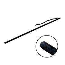 Spartacus - 24'' Leather Wrapped Cane - Black