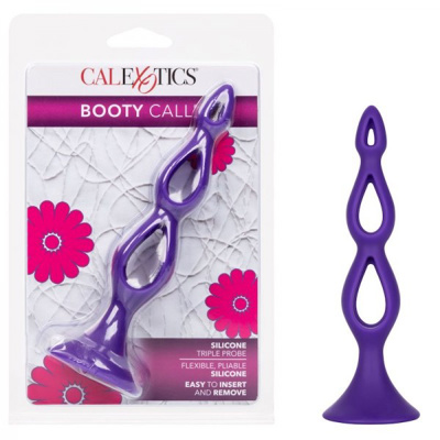 CalExotics - Booty Call - Silicone Triple Probe - Purple