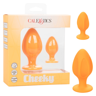 Calexotics - Ensemble Butt Plug Cheeky - Orange