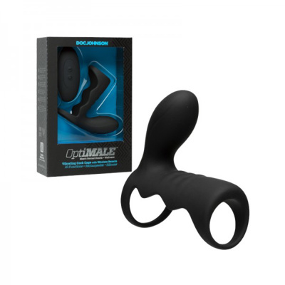 OptiMALE- Vibrating Cock Cage with Remote
