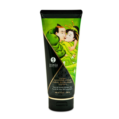 Shunga - Crème de massage - Poire et Thé vert exotique