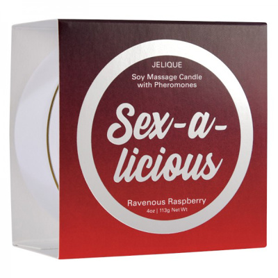 Jelique - Bougie de massage au soja - Sex-a-licious - Framboise - 15ml