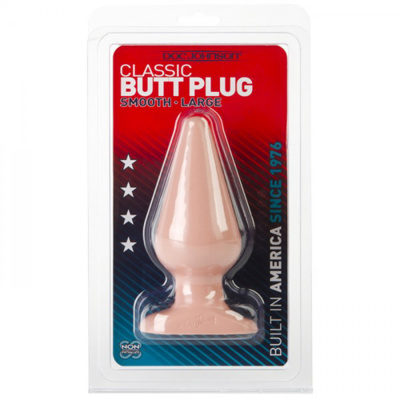 Classic Butt Plug Large Beige 6 pouces