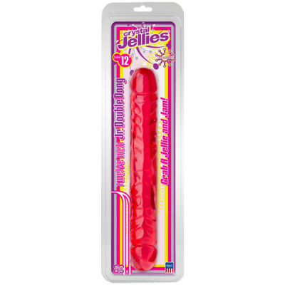 Jr. Double Dong Jellies 12'' Pink