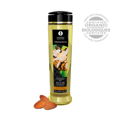 Shunga - Massage Oil - Almond Sweetness Organica