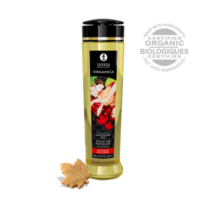 Shunga - Massage Oil - Maple Delight Organica