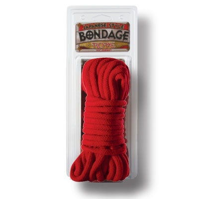 Cotton Bondage Rope Red