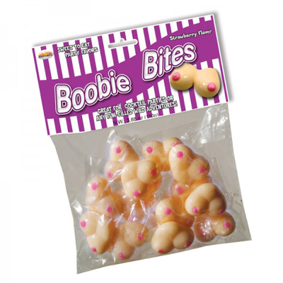 Hott Products - Boobie Bites - Strawberry Flavor