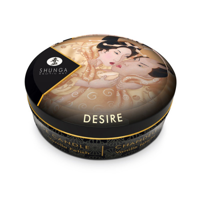Shunga - Mini Chandelle à Massage - Desire Vanille fétiche - Emballage de 6