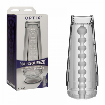 Main Squeeze - Masturbateur Optix - Transparent