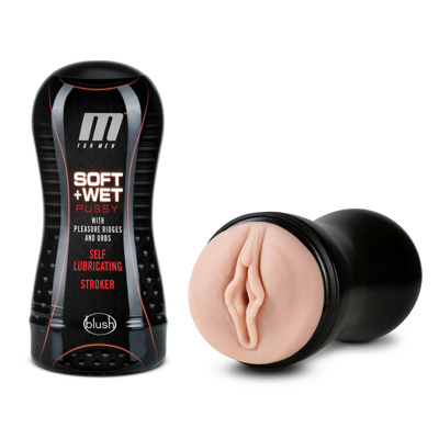 M For Men - Self-Lube Pussy with Pleasure Ridges and Orbs