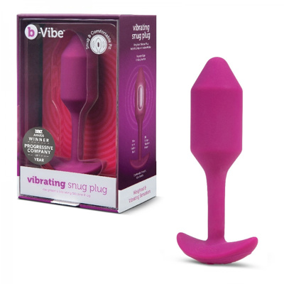 B-Vibe - Vibrating Snug Plug Medium - Rose