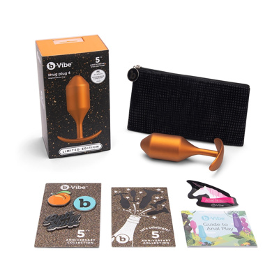 B-Vibe - Snug Plug 4 5th Anniversary Collection - Orange