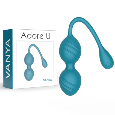 Adore U - Vibrating Kegel Balls Vanya - Turquoise