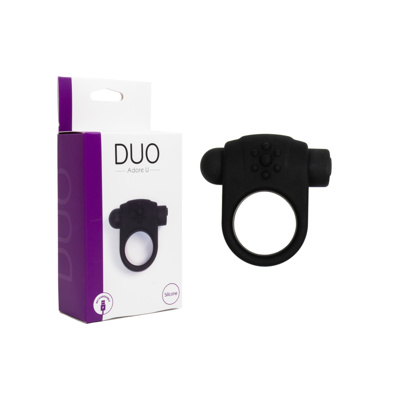 Adore U - DUO - Textured Vibrating Ring