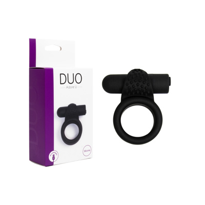 Adore U - DUO - Textured Vibrating Ring