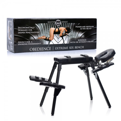 Master Series - Obedience - Extreme Sex Bench with Restraint Straps