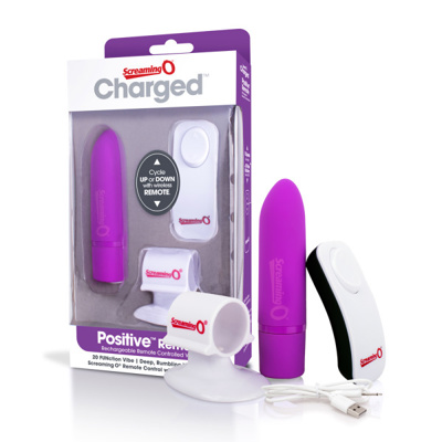 Screaming O - Charged Positive Remote - Purple *Final Sale*