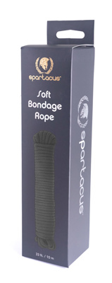 Spartacus - Bondage Soft Rope 10m - Black