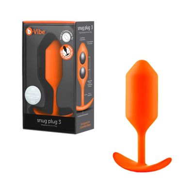 B-Vibe - Snug Plug 3 - Orange