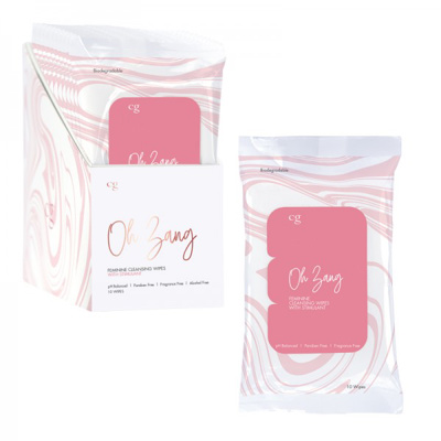CG - Feminine Cleansing Wipes with Stimulant - Box of 10