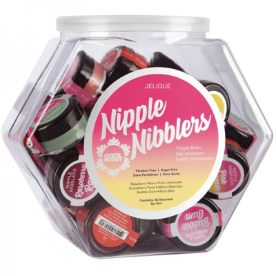 Jelique - Nipple Nibblers - 36 Assorted 3g Jars - Cool Burst