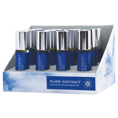 Pure Instinct - True Blue Unisex - Roll On - Display of 12