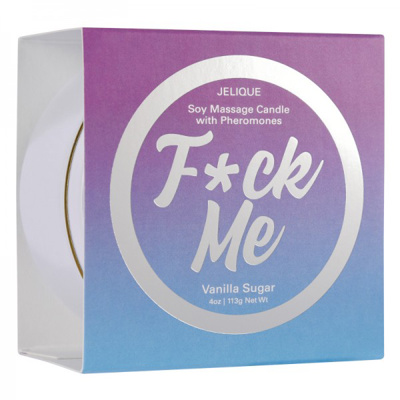 Jelique - Bougie de massage au soja - F*ck Me - Sucre vanillé - 15ml