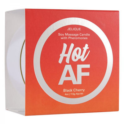 Jelique - Soy Massage Candle - Hot AF - Black Cherry - 113g