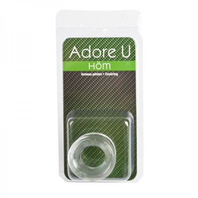 Adore U Höm - Anneau Pénien - Convex - Transparent