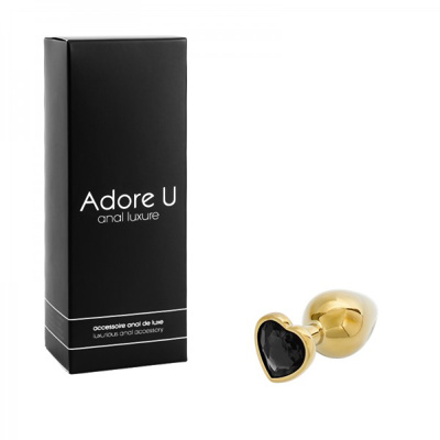 Adore U - Anal Luxure Aluminium Or - Moyen Noir