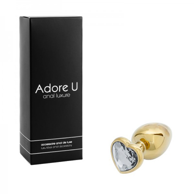 Adore U - Anal Luxure Aluminium Or - Grand Transparent