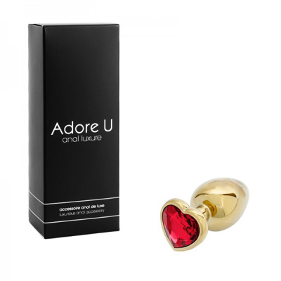 Adore U - Anal Luxure Aluminium Or - Grand Rouge