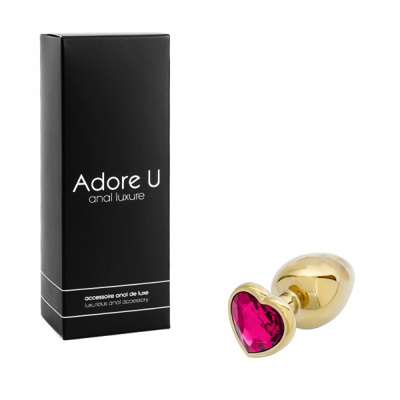 Adore U - Anal Luxure Aluminium Or - Grand Rose