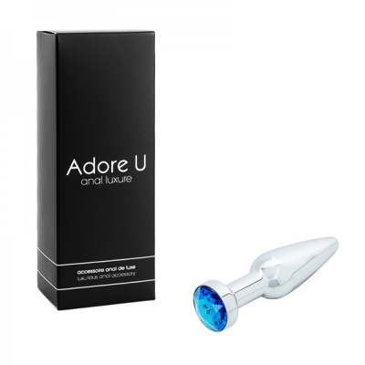 Adore U - Anal Luxure Aluminium - Bleu