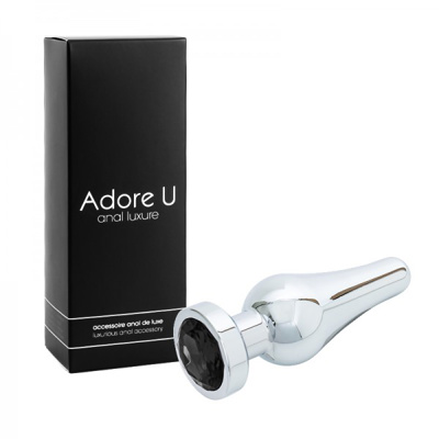 Adore U - Anal Luxure Aluminium - Large Black