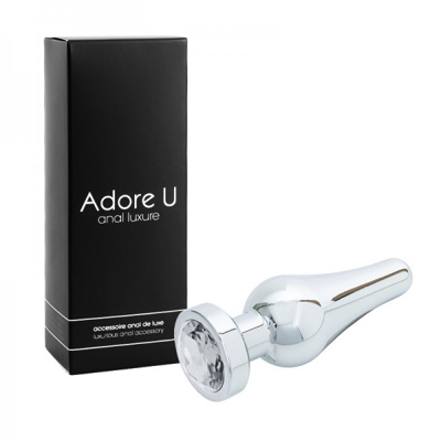 Adore U - Anal Luxure Aluminium - Large Clear