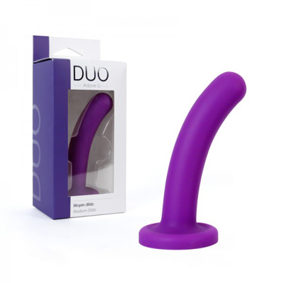 Adore U - DUO - Medium Dildo - Purple