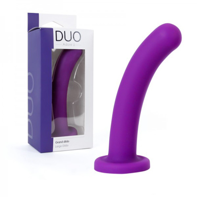 Adore U - DUO - Large Dildo - Purple