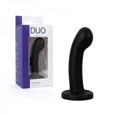 Adore U - DUO - Curved & Rounded Dildo - Black