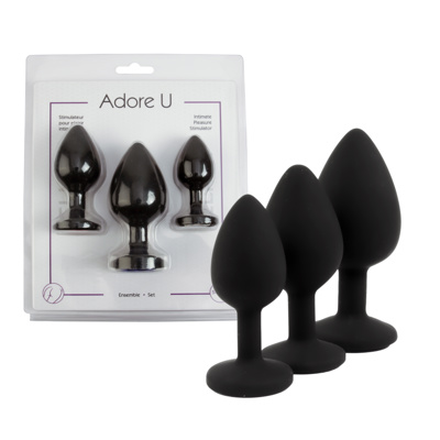 Adore U - Elisa - Anal Plug Set With Gems