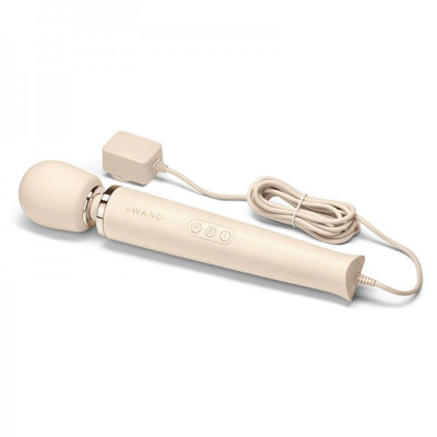 Le Wand - Plug-In Vibrating Massager - Cream