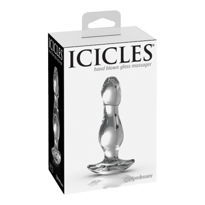 Icicles - Glass Butt Plug - No.72