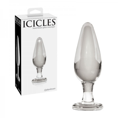 Icicles - Glass Anal Plug - No.26