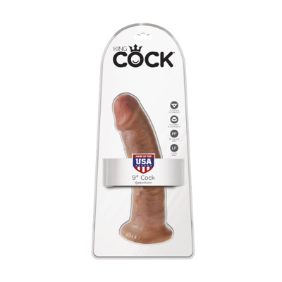 King cock - 9 inches Cock - Tan