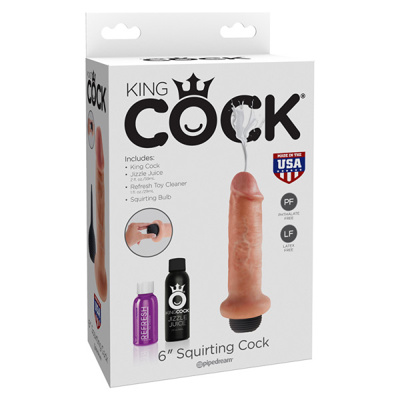 King Cock - 6 pouces Squirting Cock