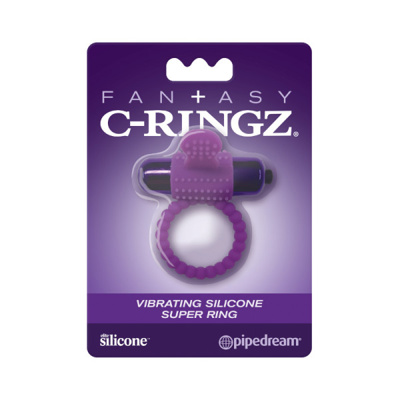 Fantasy C-Ringz - Vibrating Silicone Super Ring - Purple